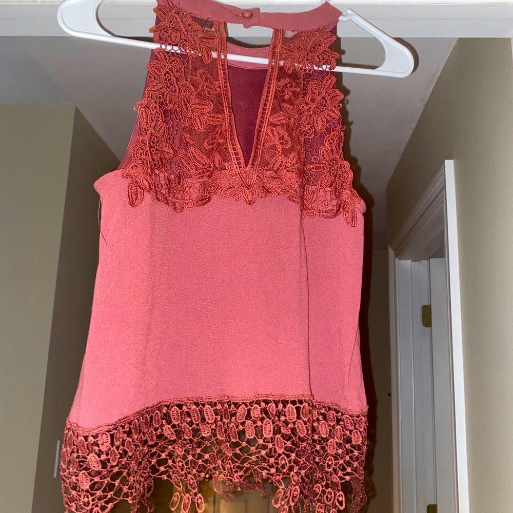 Rust Colored Tank Top - Picture 2 of 2